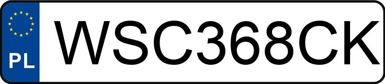 Numer rejestracyjny WSC 368CK posiada MERCEDES-BENZ ACTROS 963-4-A - WSC368CK