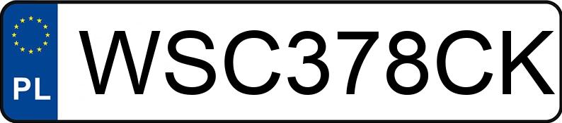Registreringsnummeret WSC 378CK har MERCEDES-BENZ ACTROS - WSC378CK