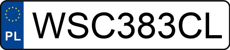 Numer rejestracyjny WSC 383CL posiada IVECO 35S12 - WSC383CL