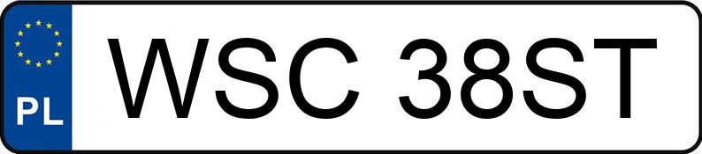 Numer rejestracyjny WSC 38ST posiada TGB Skutery GE5 Akros Tec - WSC38ST