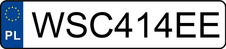 Numer rejestracyjny WSC 414EE posiada AUDI A4 1.9 TDi Kat. MR`99 B5 Aut. - WSC414EE