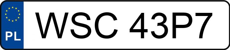 Numer rejestracyjny WSC 43P7 posiada BMW X1 2.0 Diesel MR`10 E5 E84 sDrive20d Ef.Dyn. Edition - WSC43P7