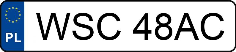 Numer rejestracyjny WSC 48AC posiada FSM 126P 650 - WSC48AC Numer rejestracyjny WSC 48AC posiada FSM 126P 650 - WSC48AC