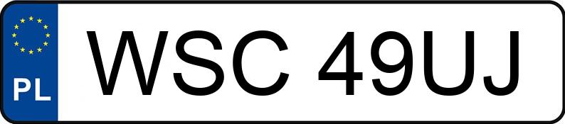 Numer rejestracyjny WSC 49UJ posiada MERCEDES-BENZ 190 D 2.0 201 190 D 2.0 201 - WSC49UJ