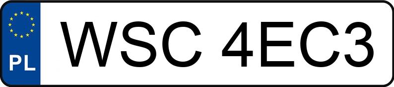 Numer rejestracyjny WSC 4EC3 posiada KAWASAKI Sportowe od 600 ZX 10 - WSC4EC3 Numer rejestracyjny WSC 4EC3 posiada KAWASAKI Sportowe od 600 ZX 10 - WSC4EC3