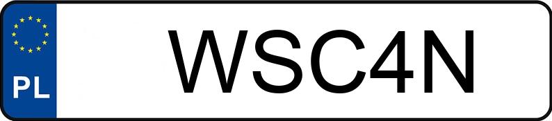 Numer rejestracyjny WSC 4N posiada BMW M5 - WSC4N Numer rejestracyjny WSC 4N posiada BMW M5 - WSC4N