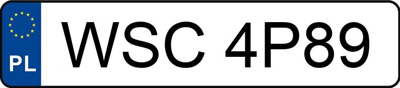 Registreringsnummeret WSC 4P89 har FIAT Panda 1.2 MR`03 E4 Emotion - WSC4P89