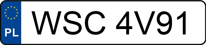 Numer rejestracyjny WSC 4V91 posiada TOYOTA YARIS - WSC4V91 Numer rejestracyjny WSC 4V91 posiada TOYOTA YARIS - WSC4V91