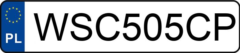 Numer rejestracyjny WSC 505CP posiada SKODA Octavia III 1.6 TDI-CR MR`18 E6 Clever - WSC505CP
