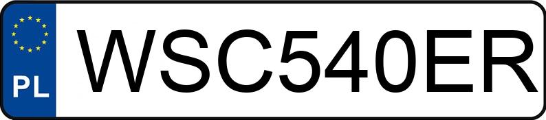 Numer rejestracyjny WSC 540ER posiada BMW 318i Kat. MR`98 E46 318i Kat. MR`98 E46 - WSC540ER