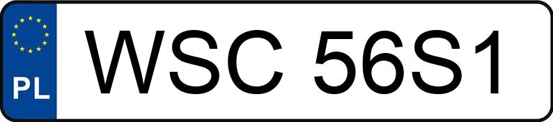 Numer rejestracyjny WSC 56S1 posiada MITSUBISHI ASX - WSC56S1