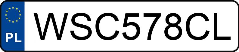 Numer rejestracyjny WSC 578CL posiada MERCEDES-BENZ ACTROS 963-4-A - WSC578CL