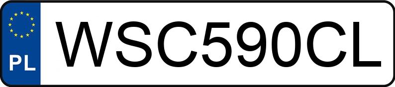 Numer rejestracyjny WSC 590CL posiada MERCEDES-BENZ ACTROS - WSC590CL