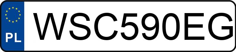 Numer rejestracyjny WSC 590EG posiada BMW 525 Touring Diesel DPF MR`10 E5 F11 - WSC590EG Numer rejestracyjny WSC 590EG posiada BMW 525 Touring Diesel DPF MR`10 E5 F11 - WSC590EG