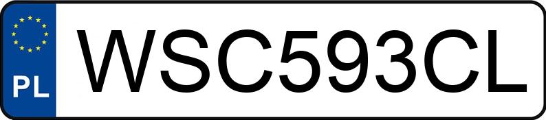 Le numéro d’enregistrement WSC 593CL a MERCEDES-BENZ ACTROS - WSC593CL