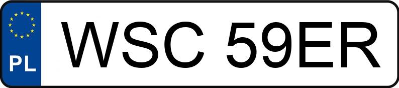 RegistreringsnummerWSC 59ER har FSM 126p FL 650 - WSC59ER