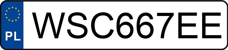 Numer rejestracyjny WSC 667EE posiada INFINITI QX60 3.5 MR`18 E5 High-Tech CVT - WSC667EE