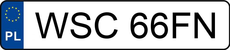 Numer rejestracyjny WSC 66FN posiada MERCEDES-BENZ ACTROS 1840LS - WSC66FN