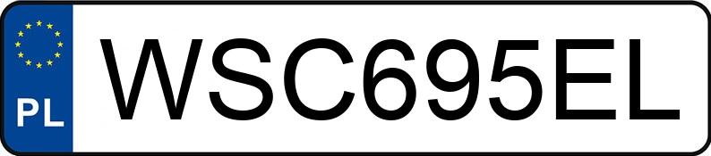 Numer rejestracyjny WSC 695EL posiada BMW 120i MR`07 E4 E81/87 120i MR`07 E4 E81/87 - WSC695EL