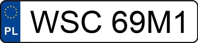 Numer rejestracyjny WSC 69M1 posiada MERCEDES-BENZ G 55 AMG MR`02 E4 463 G 55 AMG MR`02 E4 463 - WSC69M1
