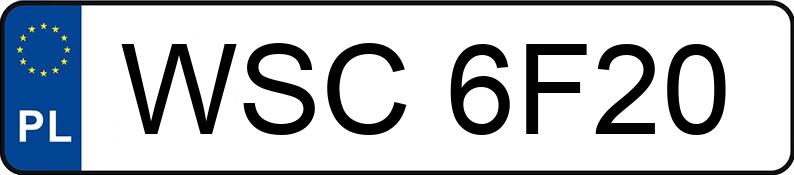 Numer rejestracyjny WSC 6F20 posiada MERCEDES-BENZ 3340 Actros 33.0t 3340 A - WSC6F20