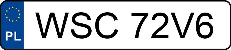 Numer rejestracyjny WSC 72V6 posiada MERCEDES-BENZ S 500 MR`05 E4 221 S 500 MR`05 E4 221 - WSC72V6