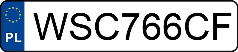 Numer rejestracyjny WSC 766CF posiada CHRYSLER Town & Country 3.6 Kat. MR`11 E5 Touring Aut. - WSC766CF