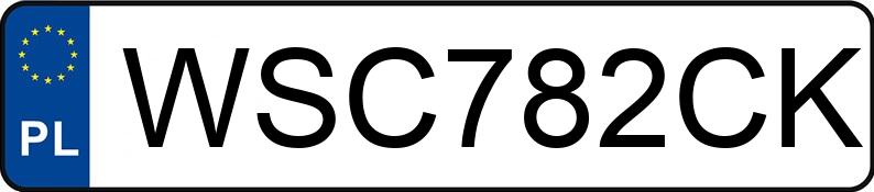 Numer rejestracyjny WSC 782CK posiada MERCEDES-BENZ ACTROS - WSC782CK