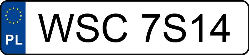 Numer rejestracyjny WSC 7S14 posiada VOLKSWAGEN Passat GP 1.9 TDI MR`00 E3 Trendline - WSC7S14
