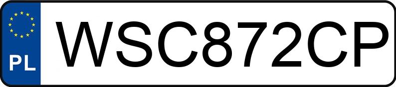 Numer rejestracyjny WSC 872CP posiada HYUNDAI ELANTRA - WSC872CP
