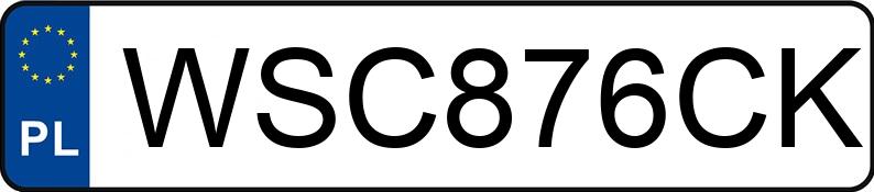Numer rejestracyjny WSC 876CK posiada RENAULT LAGUNA - WSC876CK