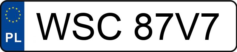 Numer rejestracyjny WSC 87V7 posiada FORD FOCUS - WSC87V7 Numer rejestracyjny WSC 87V7 posiada FORD FOCUS - WSC87V7