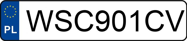 Numer rejestracyjny WSC 901CV posiada MITSUBISHI FUSO CANTER FE4P10TF1N2I - WSC901CV