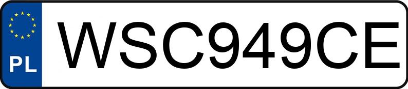 Numer rejestracyjny WSC 949CE posiada LEXUS IS220D - WSC949CE Numer rejestracyjny WSC 949CE posiada LEXUS IS220D - WSC949CE