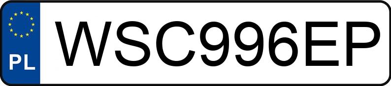 Numer rejestracyjny WSC 996EP posiada FAW H6 C101 - WSC996EP