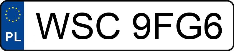Numer rejestracyjny WSC 9FG6 posiada SUZUKI Skutery do 50 ccm CP 50 - WSC9FG6