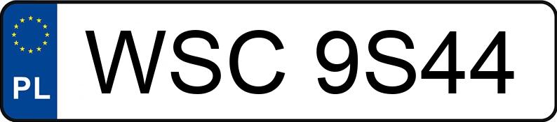 Numer rejestracyjny WSC 9S44 posiada RENAULT Megane Sedan 1.5 dCi MR`03 E3 Confort Expression - WSC9S44