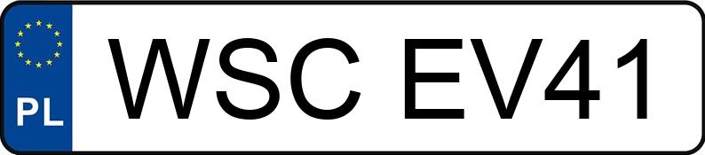 Numer rejestracyjny WSC EV41 posiada AUTOSAN D-732 05 - WSCEV41 Numer rejestracyjny WSC EV41 posiada AUTOSAN D-732 05 - WSCEV41