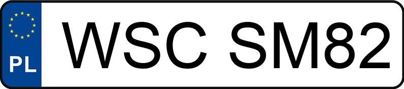 Numer rejestracyjny WSC SM82 posiada MERCEDES-BENZ 208 - WSCSM82