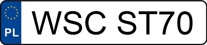 RegistreringsnummerWSC ST70 har AUDI Coupe TT Quattro 1.8 Kat. MR`98 E3 8 N T - WSCST70