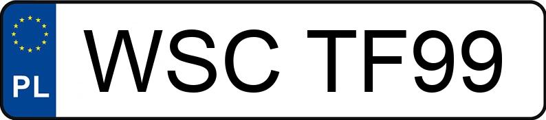 Numer rejestracyjny WSC TF99 posiada SUZUKI Grand Vitara 2.0 MR`05 E3 Grand Vitara 2.0 MR`05 E3 - WSCTF99