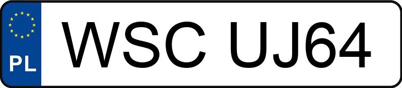 Numer rejestracyjny WSC UJ64 posiada ALFA ROMEO 159 1.9 JTD - WSCUJ64