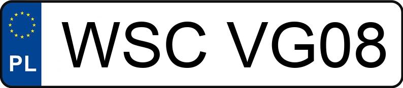 Numer rejestracyjny WSC VG08 posiada PEUGEOT 307 1.6 MR`01 E3 XR - WSCVG08 Numer rejestracyjny WSC VG08 posiada PEUGEOT 307 1.6 MR`01 E3 XR - WSCVG08