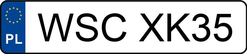 Numer rejestracyjny WSC XK35 posiada BMW 530D - WSCXK35