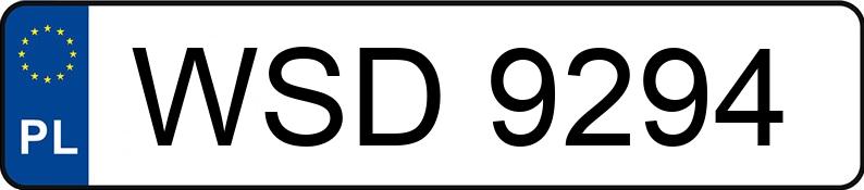 Numer rejestracyjny WSD 9294 posiada FSM 126P 650 STANDART - WSD9294