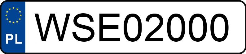 Numer rejestracyjny WSE 02000 posiada AUDI A5 SPORTBACK - WSE02000 Numer rejestracyjny WSE 02000 posiada AUDI A5 SPORTBACK - WSE02000
