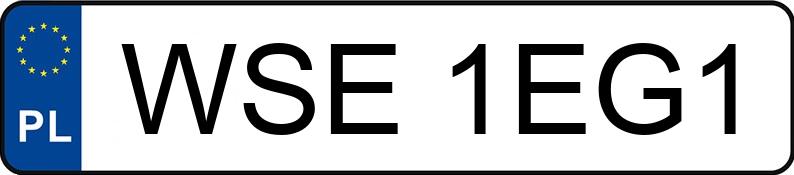 Numer rejestracyjny WSE 1EG1 posiada OPEL AGILA 1.2 - WSE1EG1