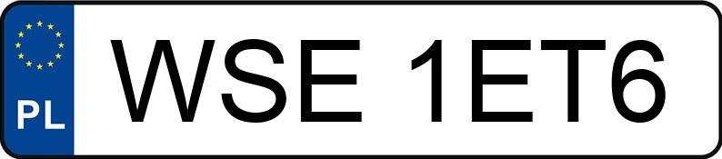 Numer rejestracyjny WSE 1ET6 posiada KIA CEED - WSE1ET6