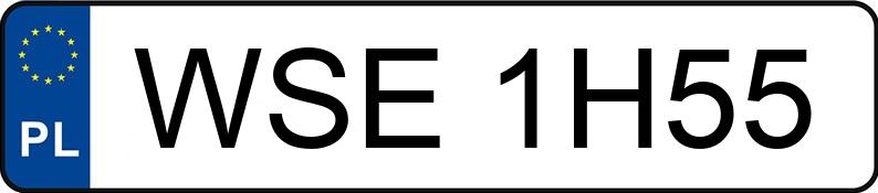 Numer rejestracyjny WSE 1H55 posiada OPEL MERIVA - WSE1H55 Numer rejestracyjny WSE 1H55 posiada OPEL MERIVA - WSE1H55