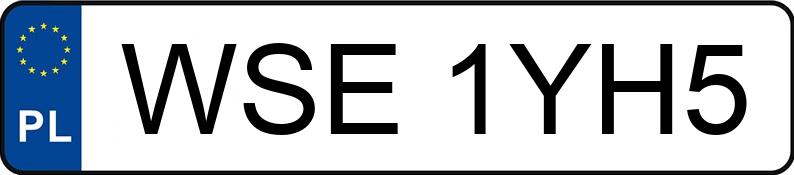 Numer rejestracyjny WSE 1YH5 posiada AUDI S8 - WSE1YH5 Numer rejestracyjny WSE 1YH5 posiada AUDI S8 - WSE1YH5